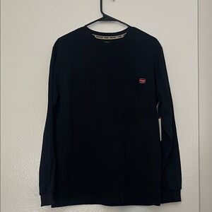 Wrangler Navy Long Sleeve Tee